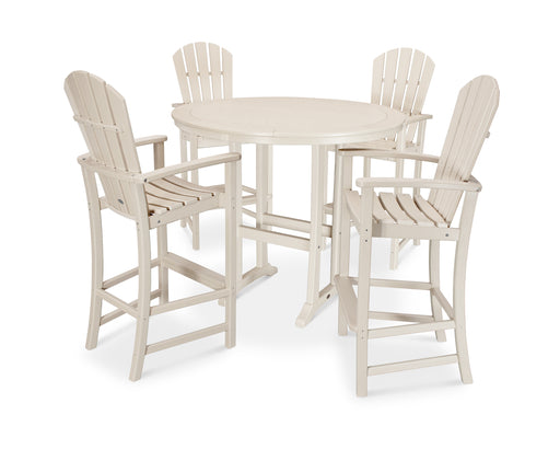 POLYWOOD 5 Piece Palm Coast Bar Set in Sand image