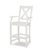 POLYWOOD Braxton Bar Arm Chair in White image