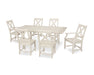 POLYWOOD Braxton 7-Piece Rustic Farmhouse Dining Set in Sand image