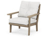 POLYWOOD Lakeside Deep Seating Chair in Vintage Sahara / Natural Linen image