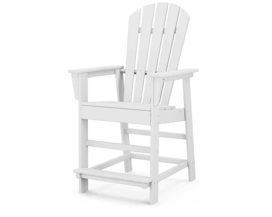 POLYWOOD South Beach Counter Chair in White image