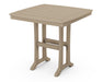 POLYWOOD Nautical Trestle 37" Counter Table in Vintage Sahara image