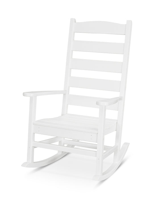 POLYWOOD Shaker Porch Rocking Chair in White image