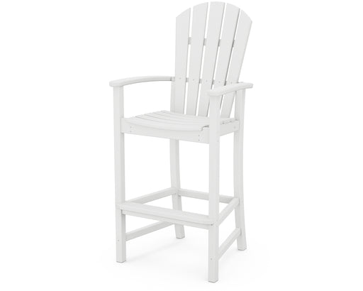 POLYWOOD Palm Coast Bar Chair in White image