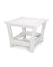 POLYWOOD Harbour Slat End Table in White image