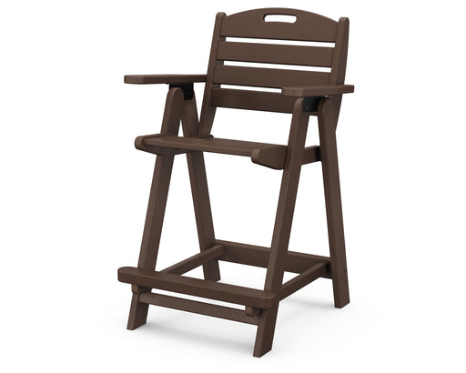 POLYWOOD Nautical Counter Chair in Mahogany image