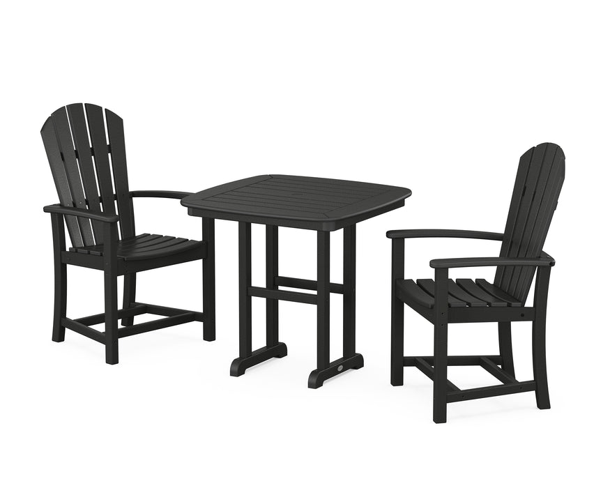 POLYWOOD Palm Coast 3-Piece Dining Set in Black image