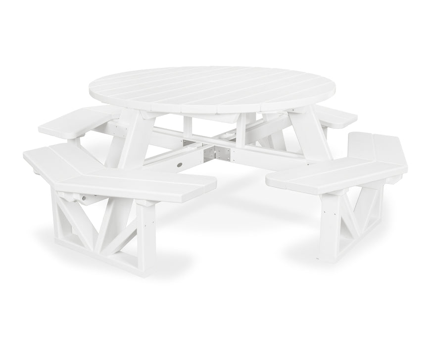 POLYWOOD Park 53" Octagon Table in White image