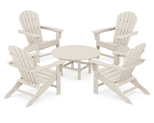 POLYWOOD South Beach 5-Piece Conversation Group in Sand image