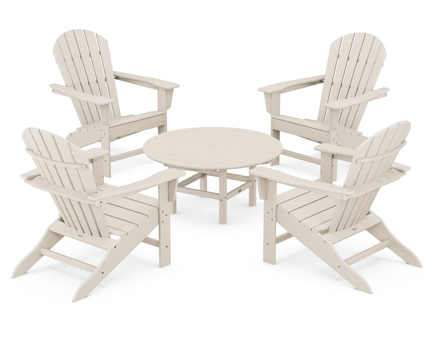 POLYWOOD South Beach 5-Piece Conversation Group in Sand image