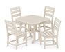 POLYWOOD Lakeside 5-Piece Side Chair Dining Set in Sand image