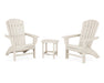 POLYWOOD Nautical 3-Piece Curveback Adirondack Set in Sand image