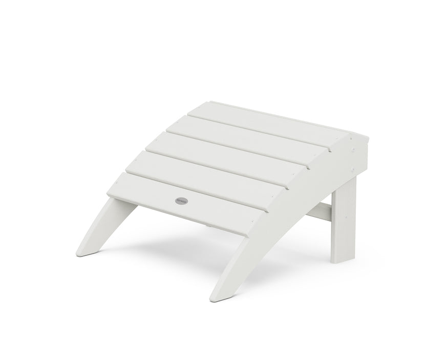 POLYWOOD Vineyard Adirondack Ottoman in Vintage White