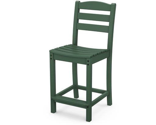 POLYWOOD La Casa Cafe Counter Side Chair in Green image