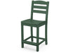 POLYWOOD La Casa Cafe Counter Side Chair in Green image