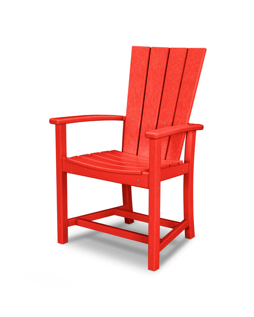 POLYWOOD Quattro Adirondack Dining Chair in Sunset Red image