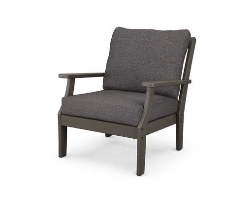 POLYWOOD Braxton Deep Seating Chair in Vintage Coffee / Ash Charcoal image