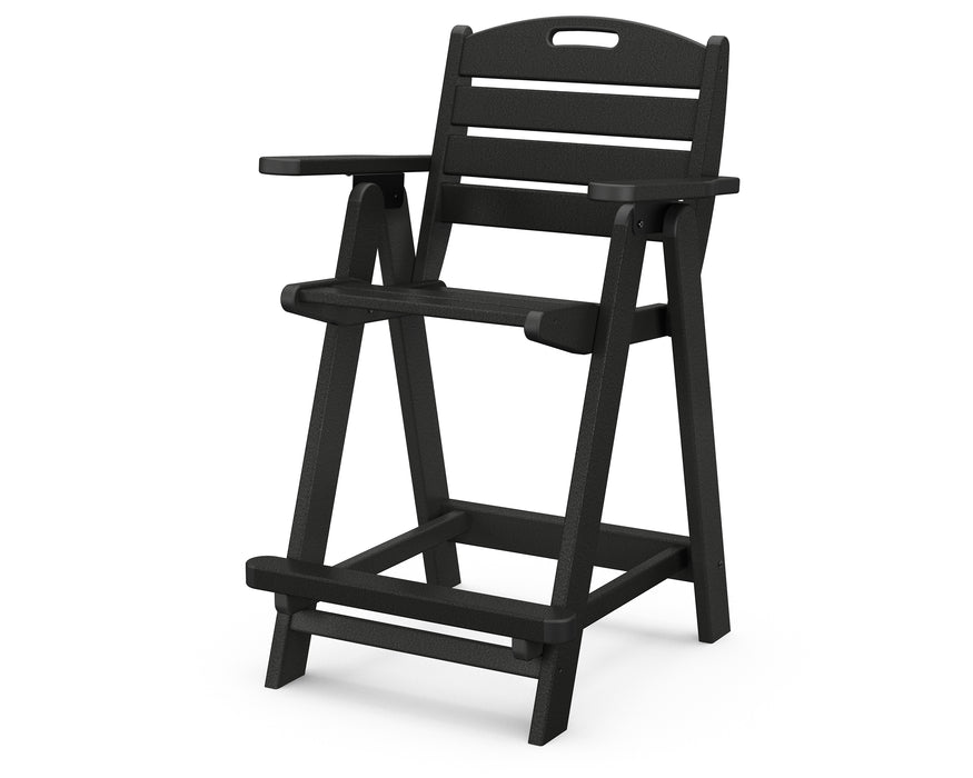 POLYWOOD Nautical Counter Chair in Black image