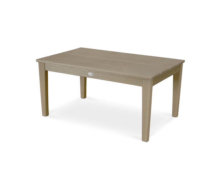 POLYWOOD Newport 22" x 36" Coffee Table in Vintage Sahara