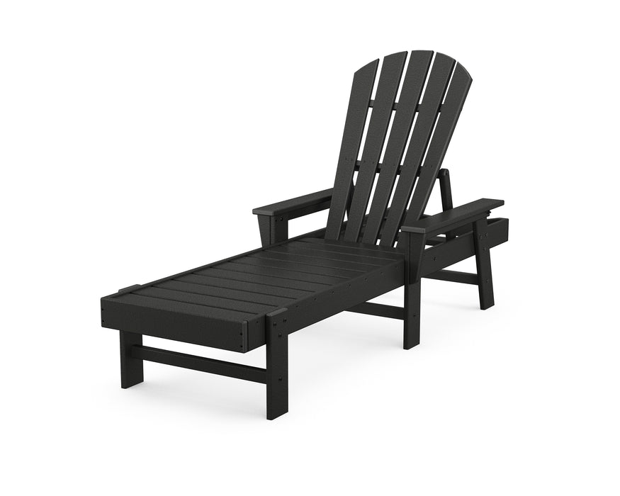 POLYWOOD South Beach Chaise in Black