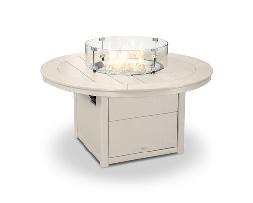 POLYWOOD Round 48" Fire Pit Table in Sand image