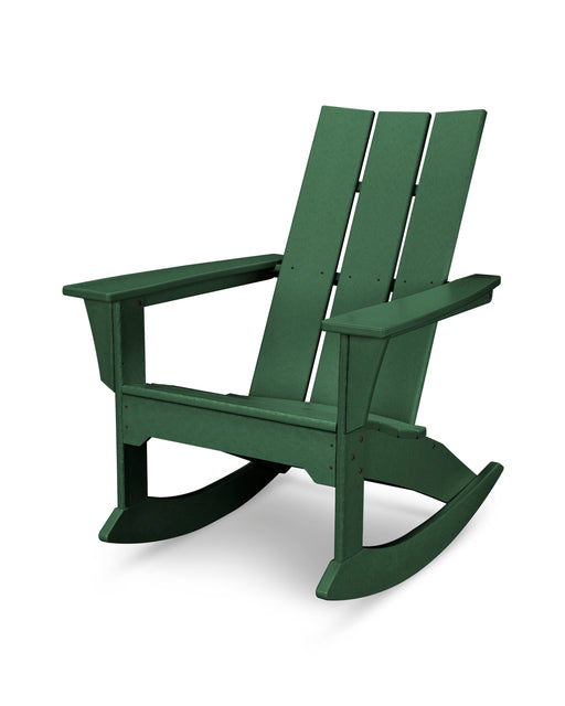 POLYWOOD Modern Adirondack Rocker in Green image