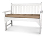 Ateeva Ateeva Luxe 43" x 14" Outdoor Bench and Swing Cushion by POLYWOOD in Sesame image