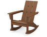 POLYWOOD Modern Adirondack Rocking Chair in Teak image