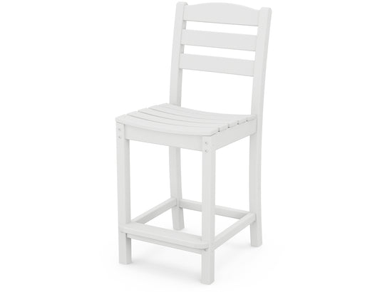 POLYWOOD La Casa Cafe Counter Side Chair in White image