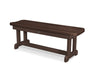 POLYWOOD Park 48" Backless Bench in Mahogany image