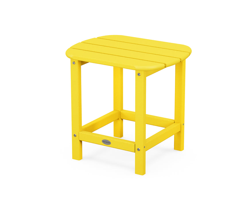 POLYWOOD South Beach 18" Side Table in Lemon image