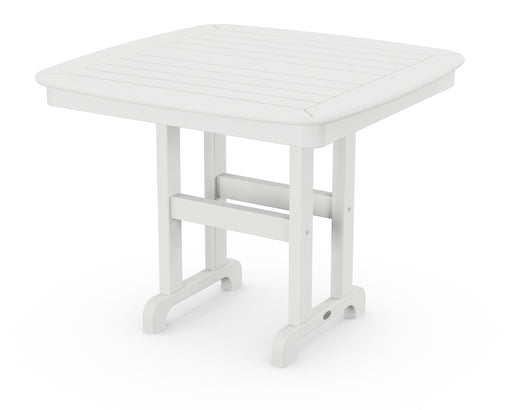 POLYWOOD Nautical 37" Dining Table in White image