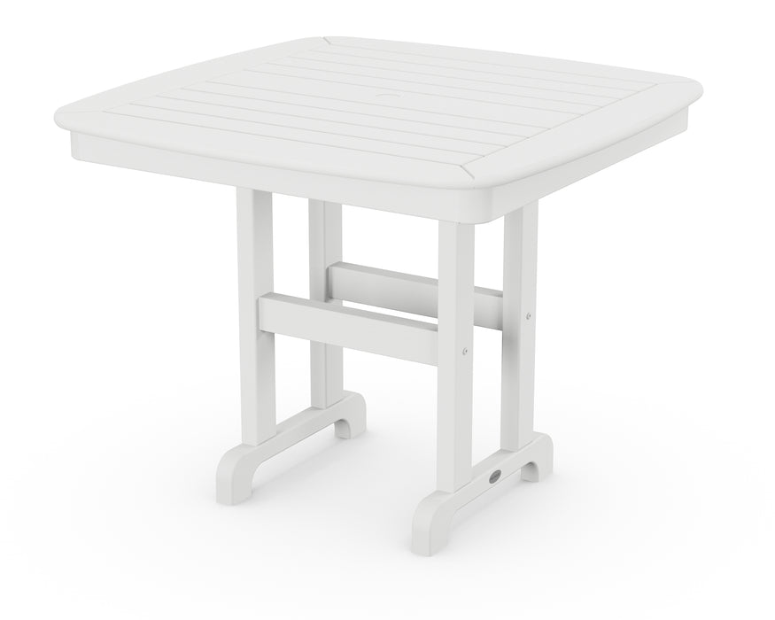 POLYWOOD Nautical 37" Dining Table in White image