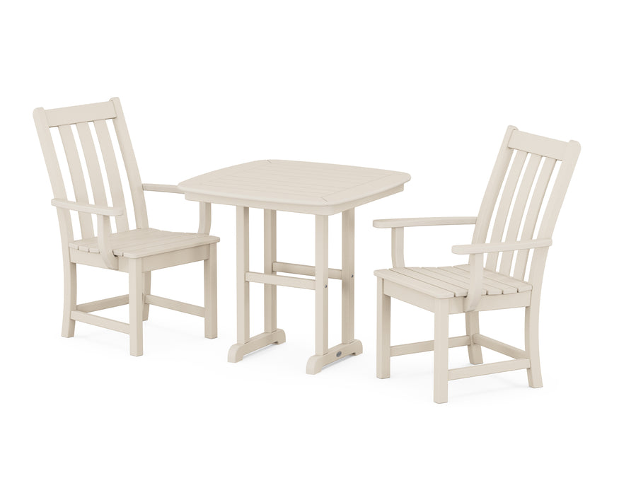 POLYWOOD Vineyard 3-Piece Dining Set in Sand