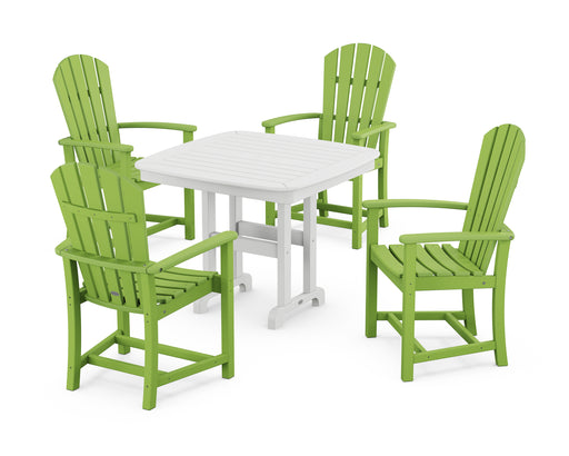 POLYWOOD Palm Coast 5-Piece Dining Set in Lime image