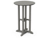 POLYWOOD 24" Round  Farmhouse Counter Bistro Table in Slate Grey / Slate Grey image