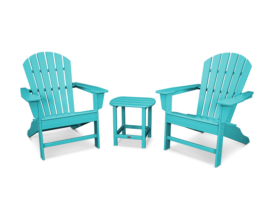 POLYWOOD South Beach Adirondack 3-Piece Set in Aruba