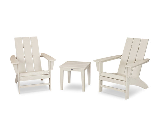 POLYWOOD Modern Adirondack 3-Piece Set in Sand image