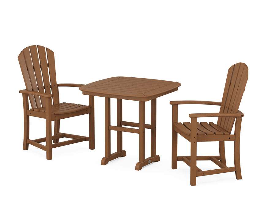 POLYWOOD Palm Coast 3-Piece Dining Set in Teak image