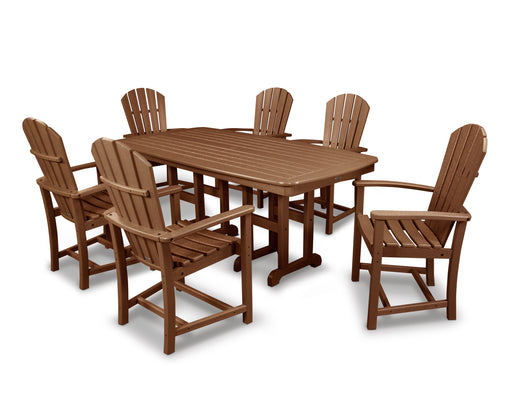 POLYWOOD Palm Coast 7-Piece Dining Set in Teak image