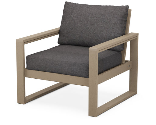 POLYWOOD EDGE Club Chair in Vintage Sahara / Ash Charcoal image