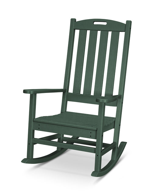 POLYWOOD Nautical Porch Rocking Chair in Green image