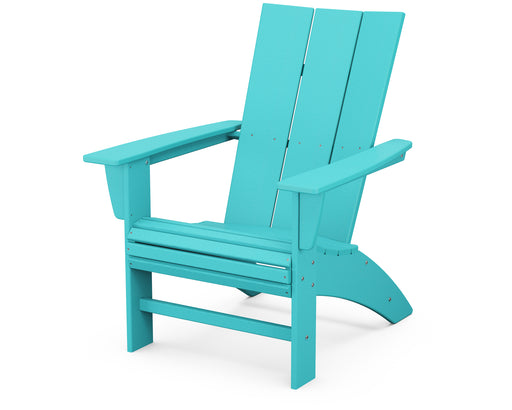 POLYWOOD Modern Curveback Adirondack Chair in Aruba image