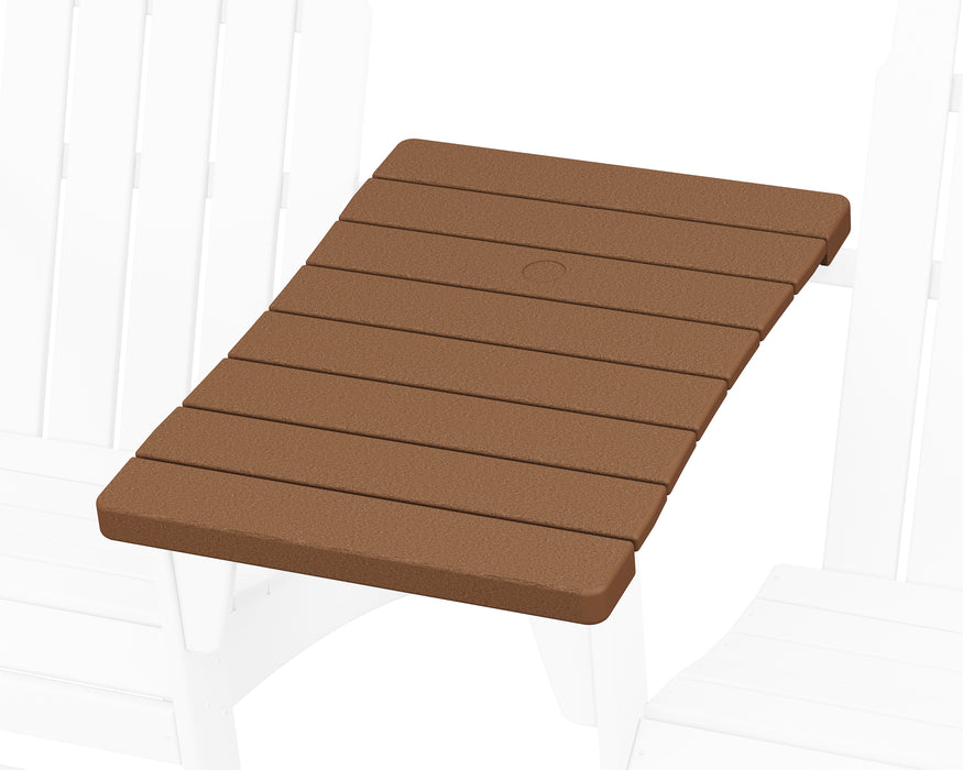 POLYWOOD 400 Series Straight Adirondack Connecting Table in Teak