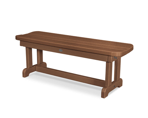 POLYWOOD Park 48" Backless Bench in Teak image