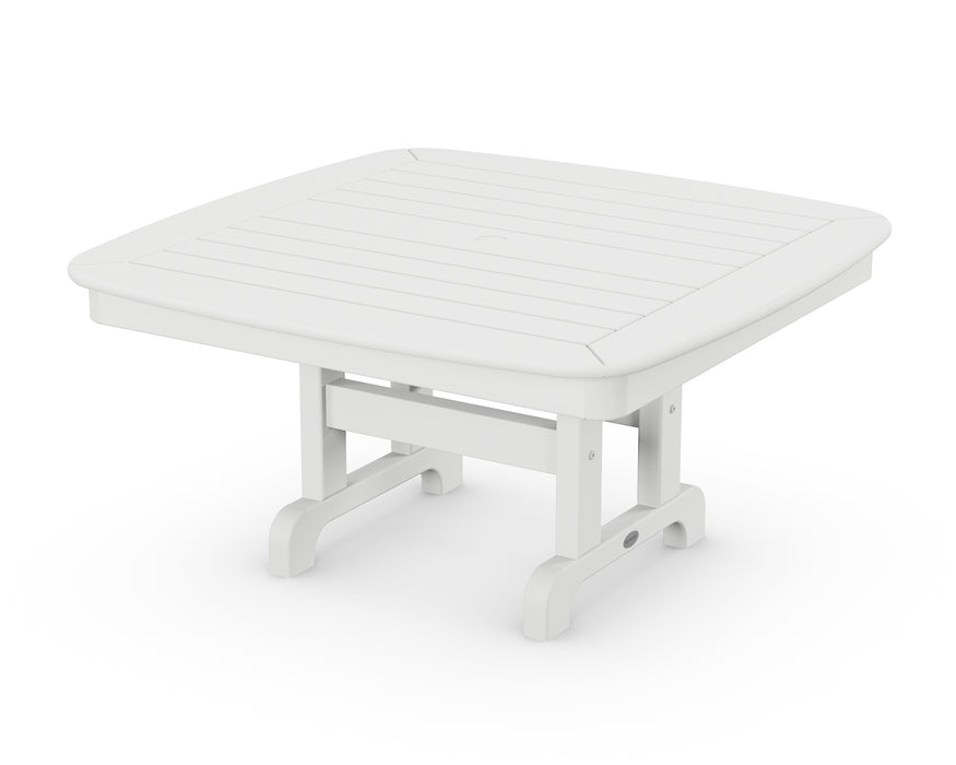 POLYWOOD Nautical 37" Conversation Table in White image