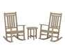POLYWOOD Estate 3-Piece Rocking Chair Set in Vintage Sahara image