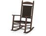 POLYWOOD Jefferson Woven Rocking Chair in Mahogany / Cahaba image