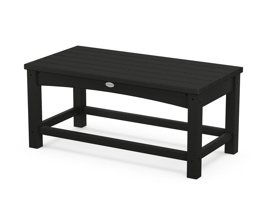 POLYWOOD Club Coffee Table in Black