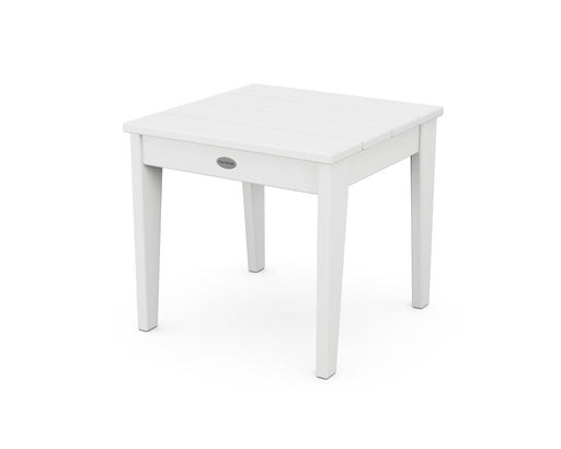 POLYWOOD Newport 18" Side Table in White image